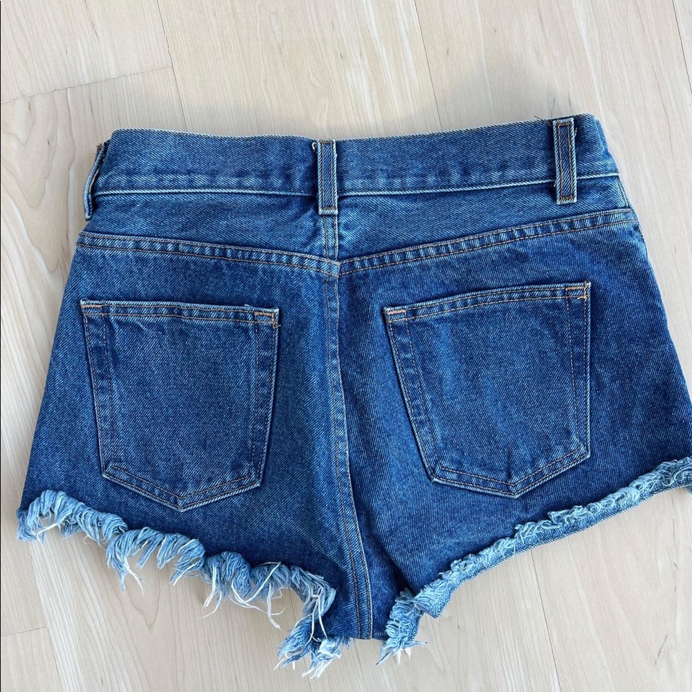 John Galt dark wash shorts